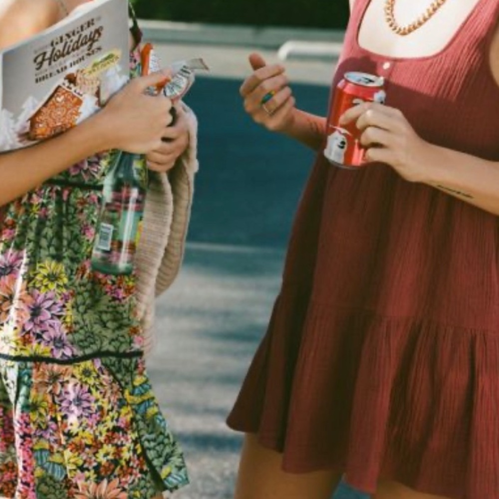 URBAN OUTFITTERS GAUZE MINI FROCK DRESS